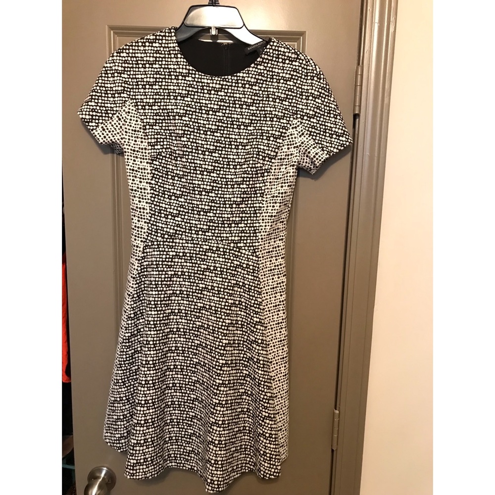 Banana Republic black and white dress